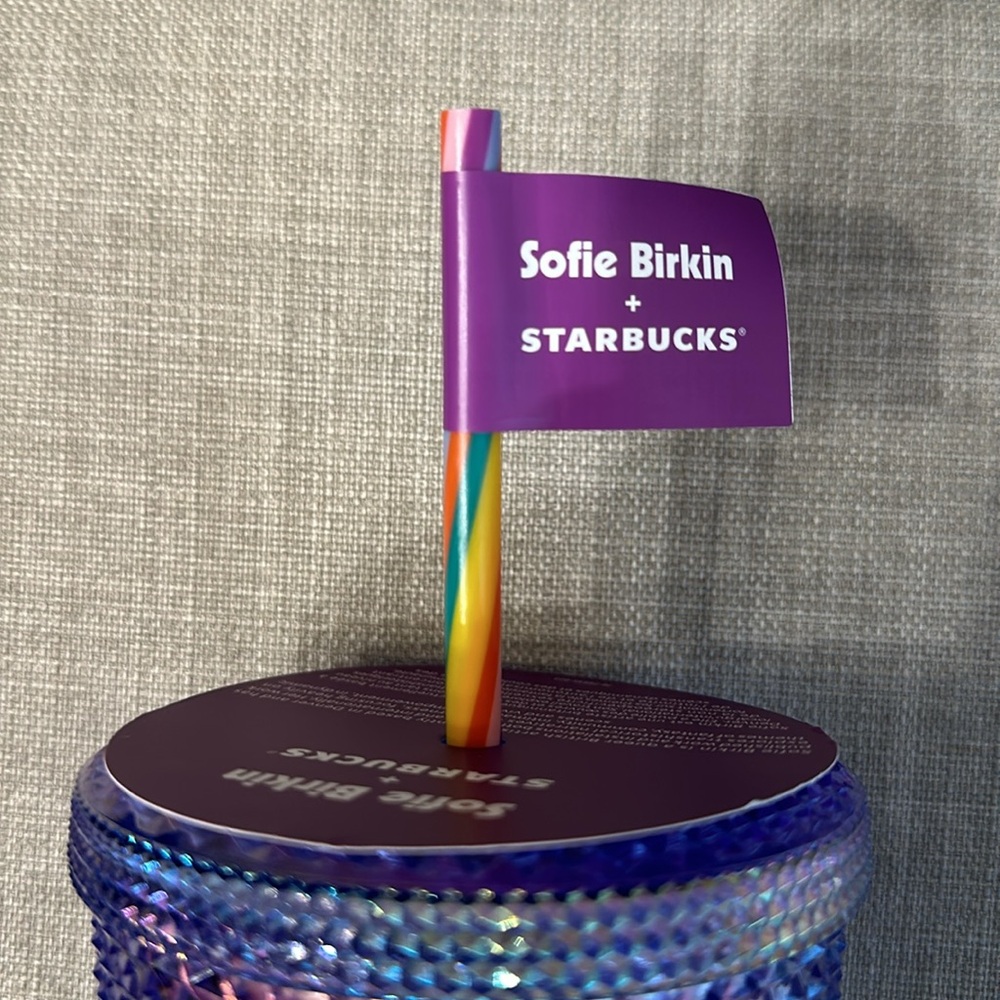 NWT Starbucks Sofie Birkin Pride Limited Edition 24 oz Venti Rainbow Tumbler - Picture 5 of 5